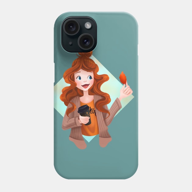 First Leaves of Fall Phone Case by LunarFox