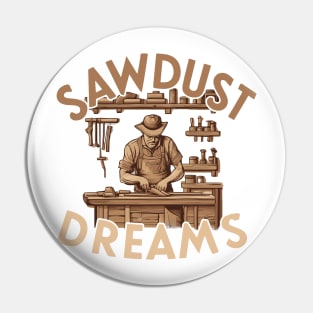 Sawdust Dreams Pin