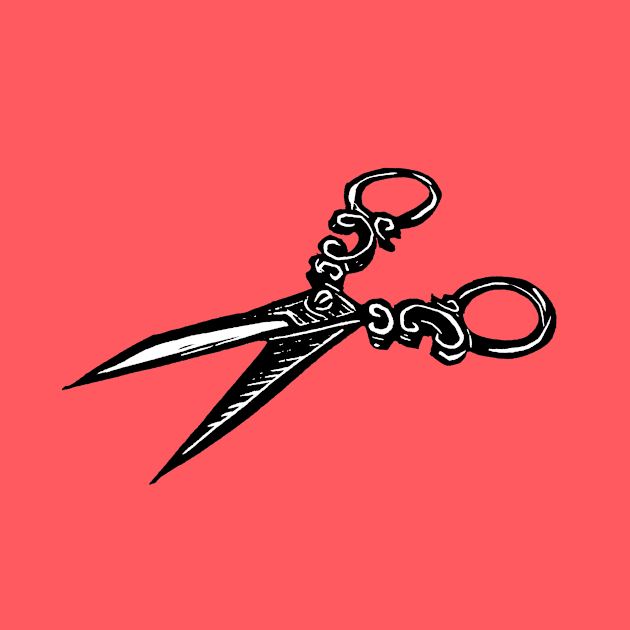 Victorian Scissors by The Lonely Printer