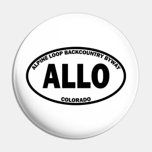 Alpine Loop National Back Country Byway oval Pin