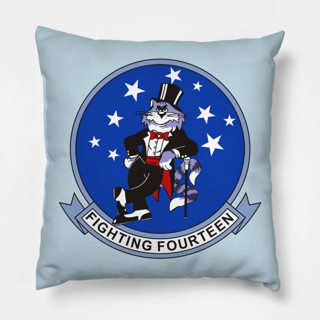 Tomcat VF-14 Tophatters Pillow by MBK