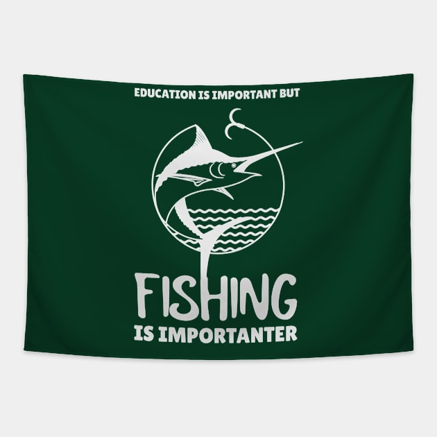 Bluefin Fishing is Importanter Tapestry by Marius Andrei Munteanu