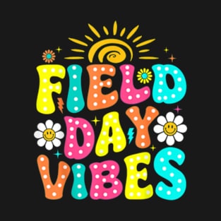 Field Day Vibes Teacher Kids Boys Girls Field Day 2024 T-Shirt T-Shirt