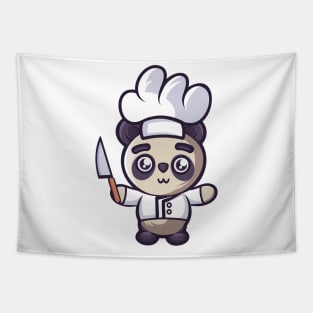 Little Chef Panda Tapestry