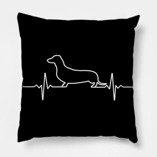 Dachshund Love Heartbeat Pillow