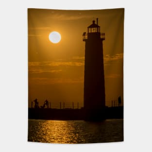 Warm Summer Sunset Tapestry