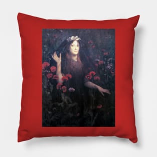 Death The Bride - Thomas Cooper Gotch Pillow