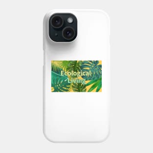 Eco-local living,palm treesummer, summertime, summer season Phone Case