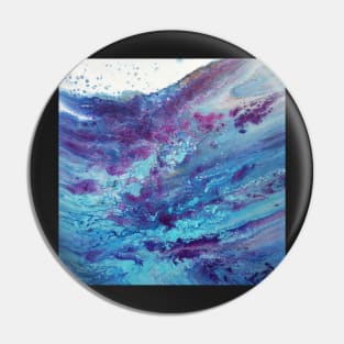 Waves Acrylic Flow Painting Pin