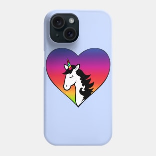 Unicorn Rainbow Pride Heart Phone Case