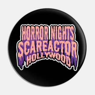 SCAREACTOR HOLLYWOOD (PURPLE) Pin