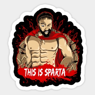 This is Sparta Meme Sticker for Sale by FunkeyMonkey9