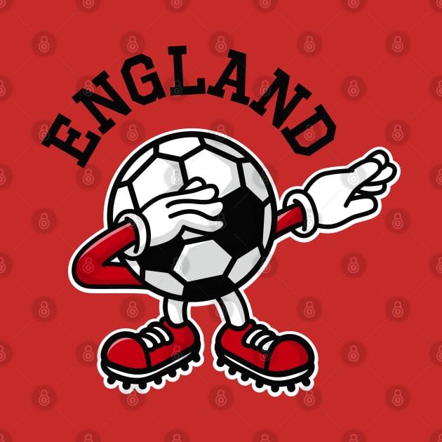 England dab dabbing soccer football by LaundryFactory