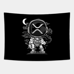 Astronaut Ripple XRP Coin To The Moon Crypto Token Cryptocurrency Wallet HODL Birthday Gift For Men Women Tapestry