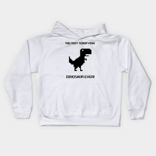 Chrome Dino – Offline T-Rex - Chrome Dinosaur - Kids T-Shirt