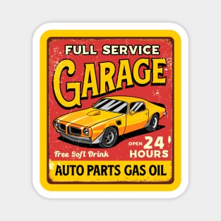 Full Service Garage Magnet