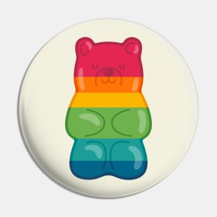 Rainbow Gummy Bear Pin