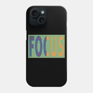 Fun Optical Illusion Focus Motivational Trick Phone Case