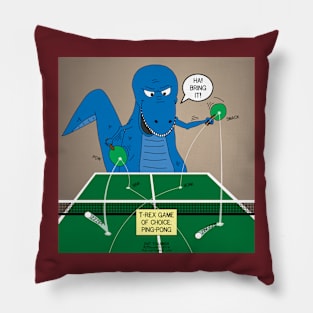 T-Rex Ping Pong Pillow