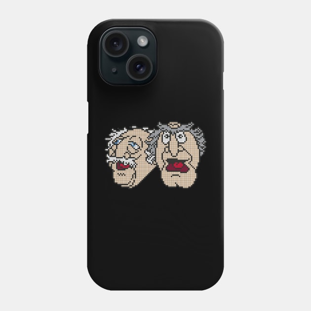 POXELART - Statler and Waldorf for president Phone Case by JigongNumpuk