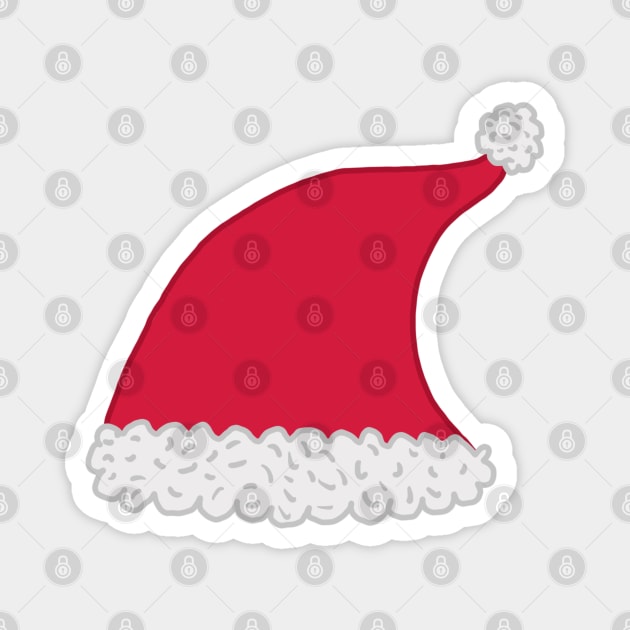 Santa hat Magnet by Geometrico22