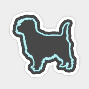 80s Retro Neon Sign Cairn Terrier Magnet