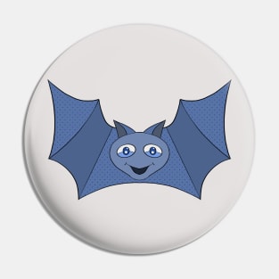 Smiling bat Pin