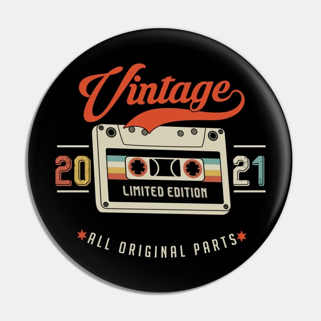 2021 Vintage - Limited Edition All Original Parts Pin by Debbie Art