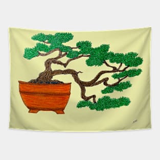 Bonsai Tree, Semi Cascade Tapestry