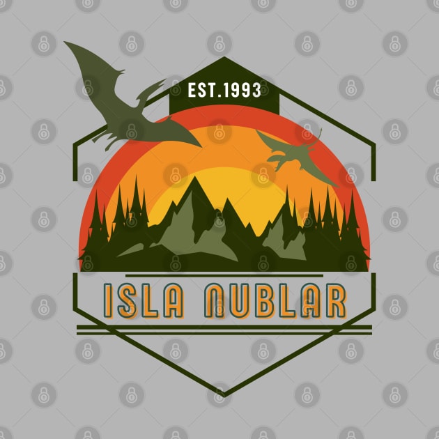 Jurassic Park Isla Nublar by Jurassic Merch