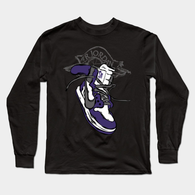 purple nike air shirt