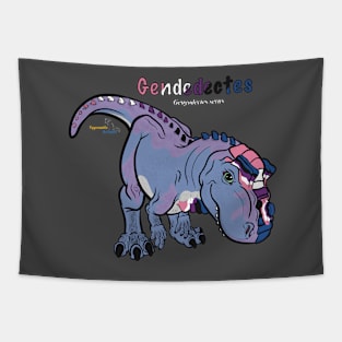 Gendodectes/Genyodectes Text - Genderfluid Pride Tapestry