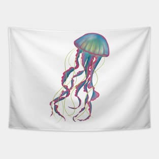 Amazing glowing jellyfish Tapestry