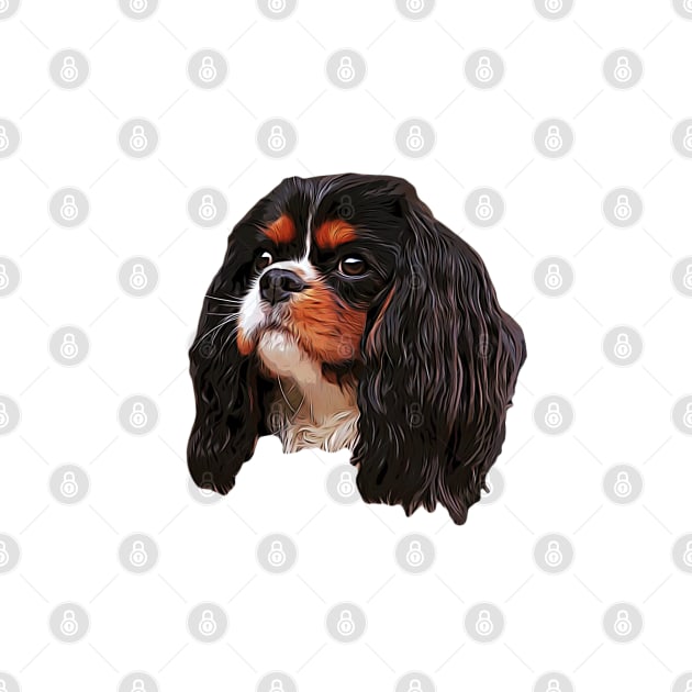 Cavalier king charles spaniel Tri by ElegantCat