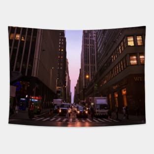 Sunset, Manhattan, NYC Tapestry