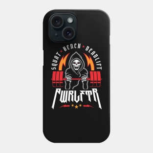 PWRLFTR / Powerlifter - Squat Bench Deadlift (Gym Reaper) Phone Case