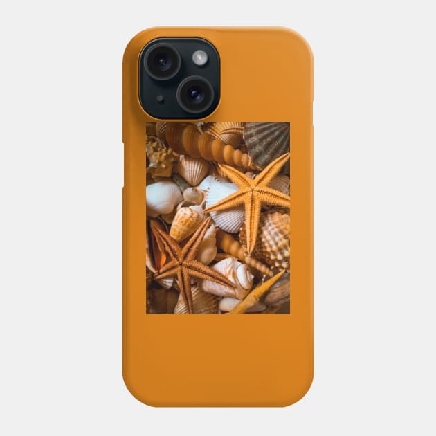 Beach Summer Starfishes Shells Phone Case by eleonoraingrid