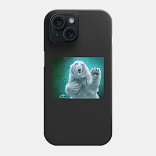 Digital Polar Bear Phone Case