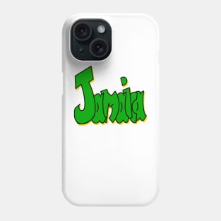 Jamaicans JA Reggae Rasta Ska Rocksteady dub band Vintage Retro rustic with Jamaican flag colours colors Jamaica Phone Case