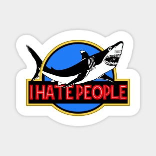 Shark Hate People Magnet