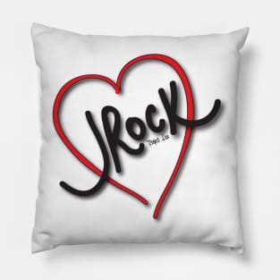 JRock Heart - White Pillow