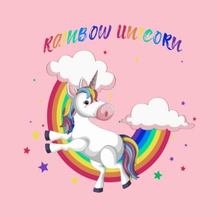 Rainbow Unicorn  Lover T-Shirt