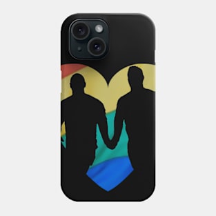 Rainbow Couple Phone Case