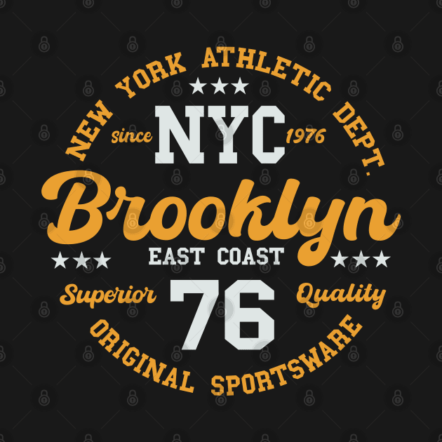 College Design New York Athletic Department Brooklyn NYC Original Sportsware Superiour Quality by ChrisPrintShop