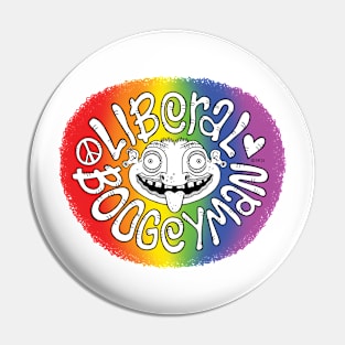 Liberal Boogeyman (rainbow) Pin