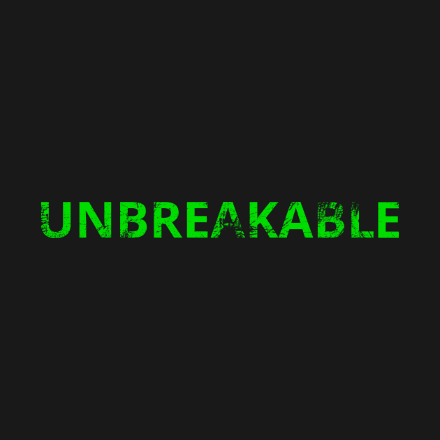 TBI Brain Injury Green - UNBREAKABLE by survivorsister