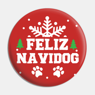 Feliz Navidog (2) Pin