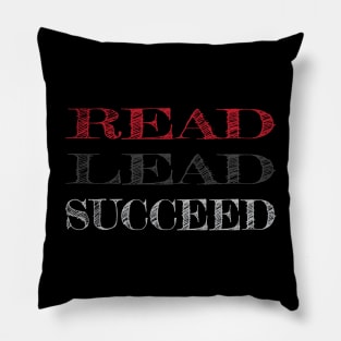 Read Lead Succeed Pillow