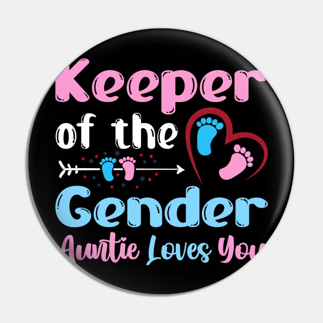 Gender Reveal Baby Announcement Tee Keeper Of The Gender Pin by Sowrav