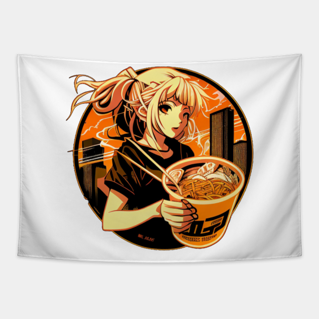 Japanese Ramen Anime Girl - Anime Girls - Tapestry | TeePublic Japanese Ramen Anime Girl - Anime Girls - Tapestry | TeePublic